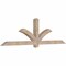 Ekena Millwork Redmond Smooth Timber Gable Bracket, Douglas Fir, 84"W x 24"H x 3 1/2"D x 3 1/2"F, 7/12 Pitch GBW084X24X0404RED00SDF - alternate 5
